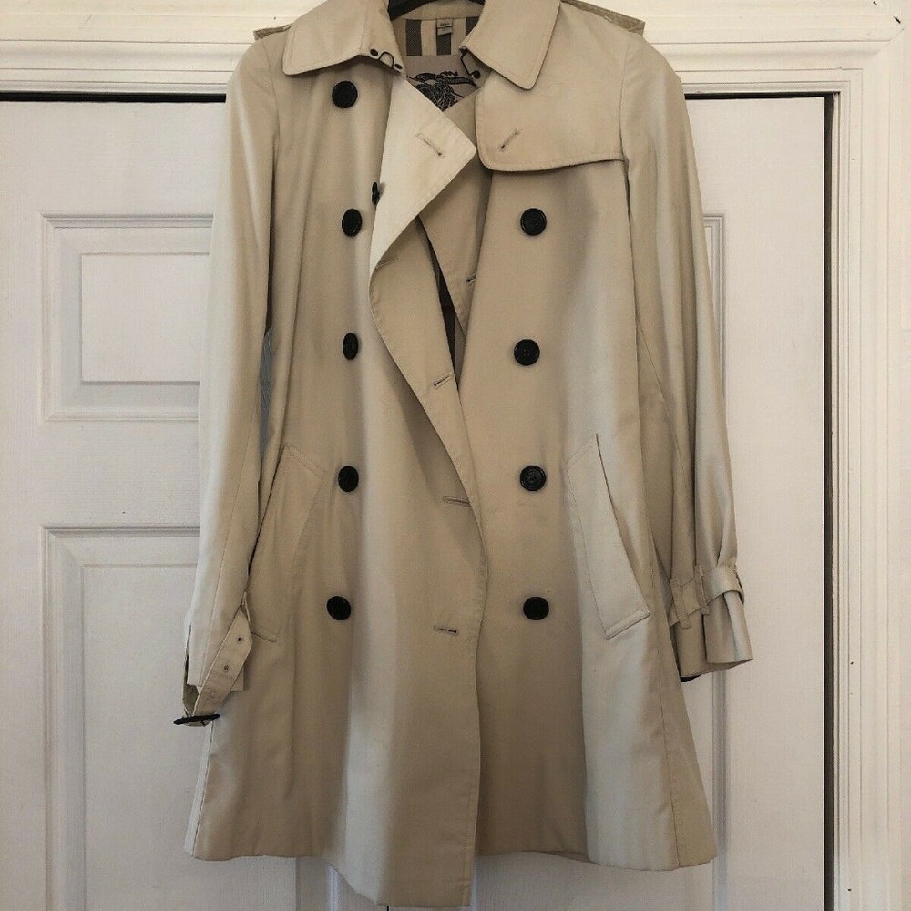 Womens Burberry Classic Kensington Trench Coat US